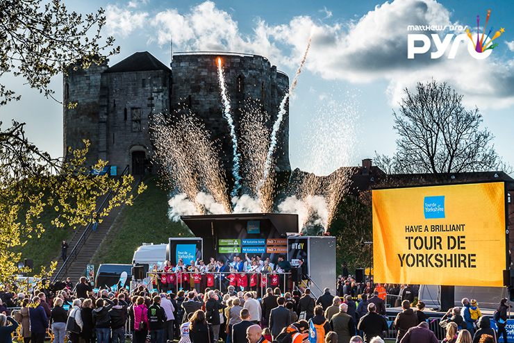 Stage Pyrotechnics Tour de Yorkshire